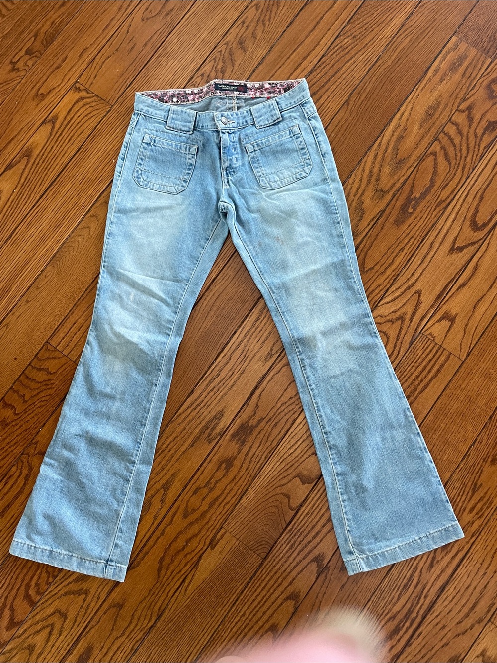 American Eagle Outfitters Light Blue Flare Jeans